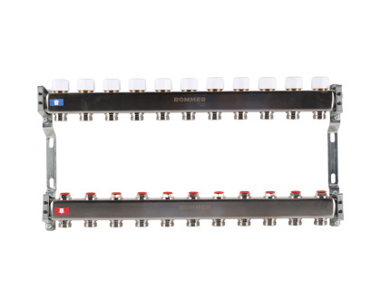 ROMMER RMS-3200-000011 ROMMER Коллектор из нержавеющей стали без расходомеров 11 вых.